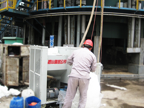 辽化烯烃厂施工现场