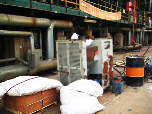 辽化烯烃厂施工现场1