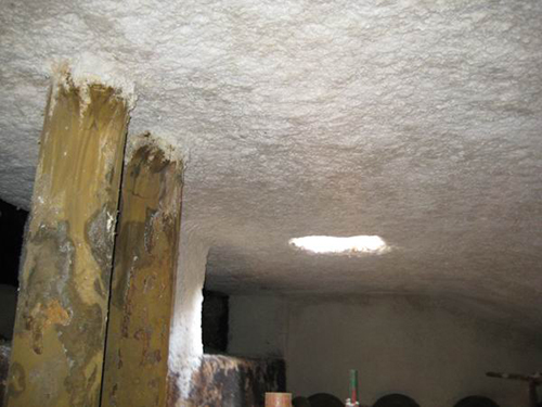 四合一加热炉纤维喷涂衬里